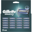 Gillette Mach3 Skustuvo Vyrams Galvutės 20 vnt Gillette Mach3 Skustuvo Vyrams Galvutės 20 vnt