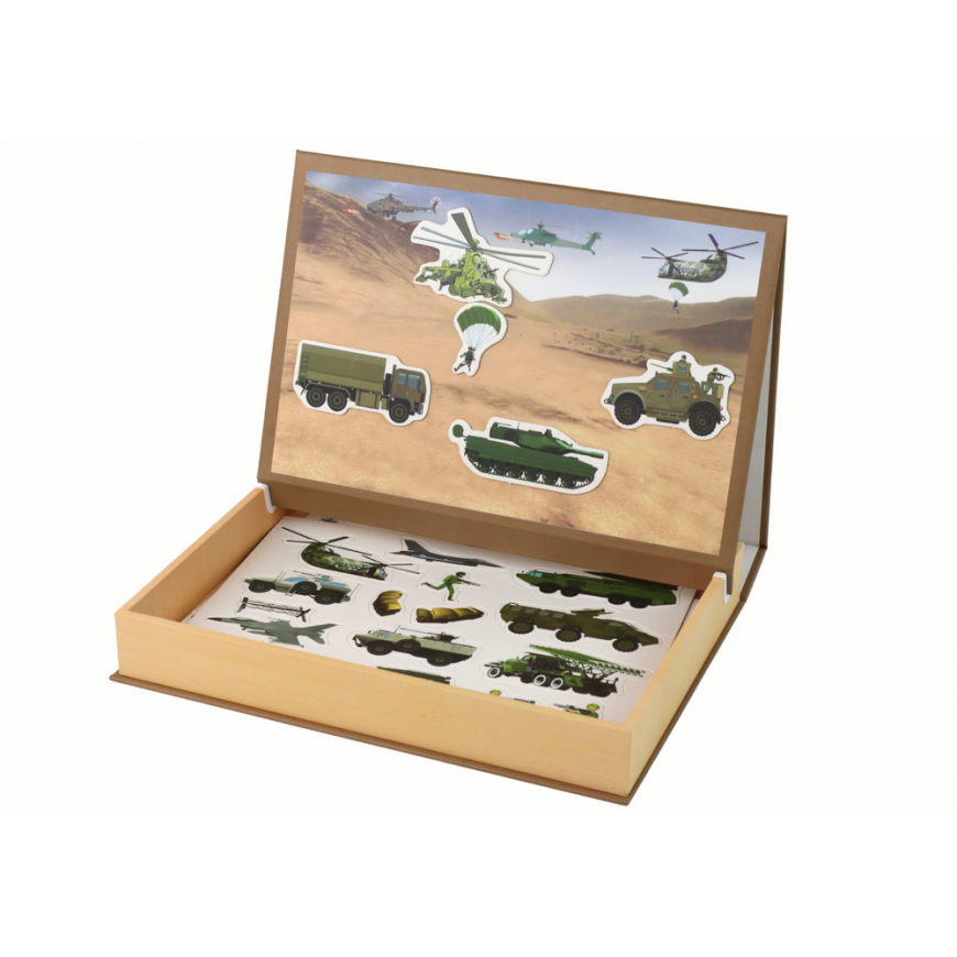 Puzzle Lean Cars A set of educational magnetic puzzles with a ground war theme – 2