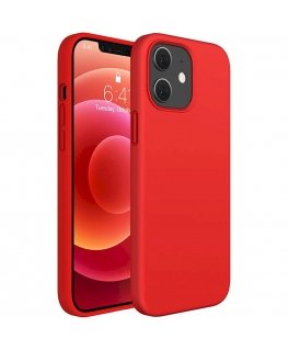 Fusion Elegance Fibre Protect Silicone Case For Apple iPhone 12