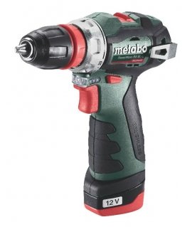 Aku.suktuvas/gręžtuvas PowerMaxx BS BL Q / 2x2,0Ah, Metabo