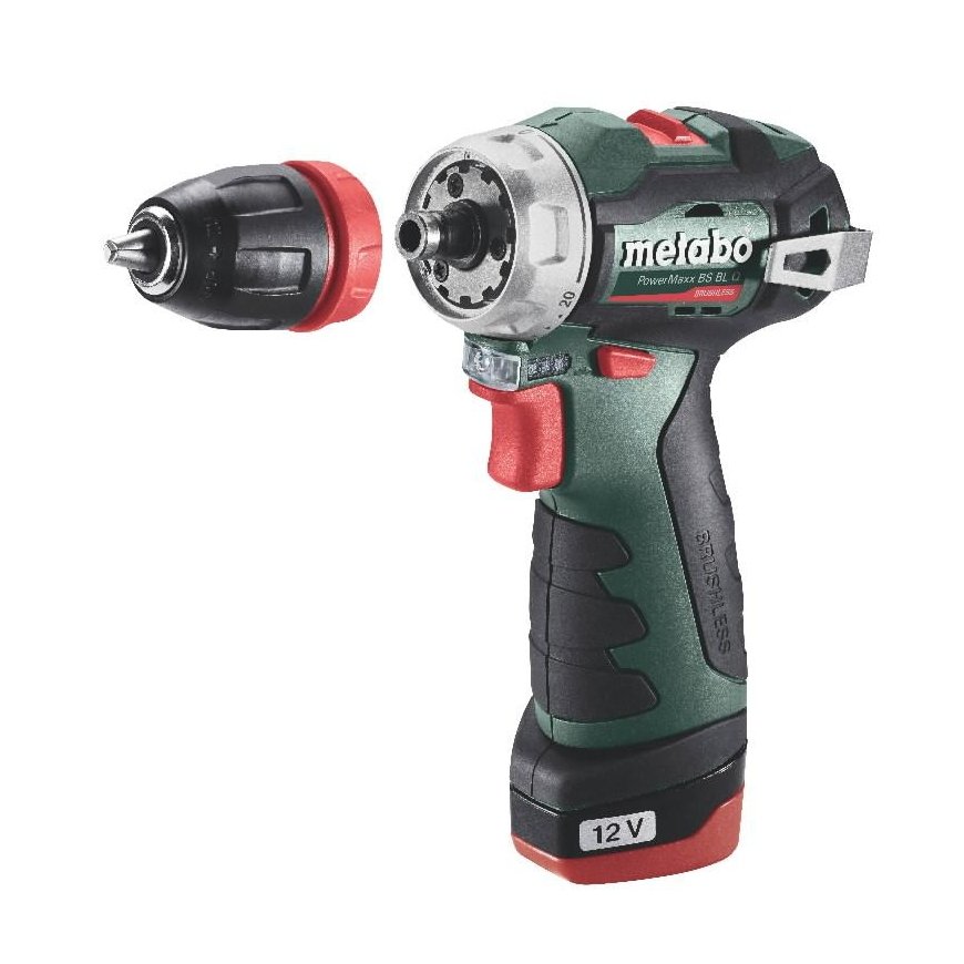 Cordless screwdriver/drill PowerMaxx BS BL Q / 2x2.0Ah, Metabo – 3