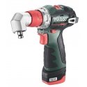 Aku.suktuvas/gręžtuvas PowerMaxx BS BL Q / 2x2,0Ah, Metabo