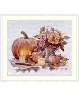 Merejka Cross Stitch Kit "Still Life with Pumpkins" 19x24 SK241A