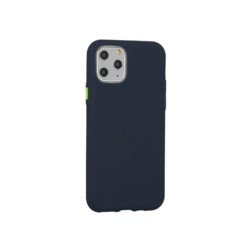 Fusion Solid Case Silicone Case For Samsung A715 Galaxy A71 Blue