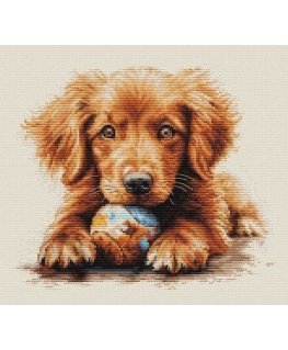 luca S The Play Time Counted Cross Stitch Kit 22x19cm SBU5037