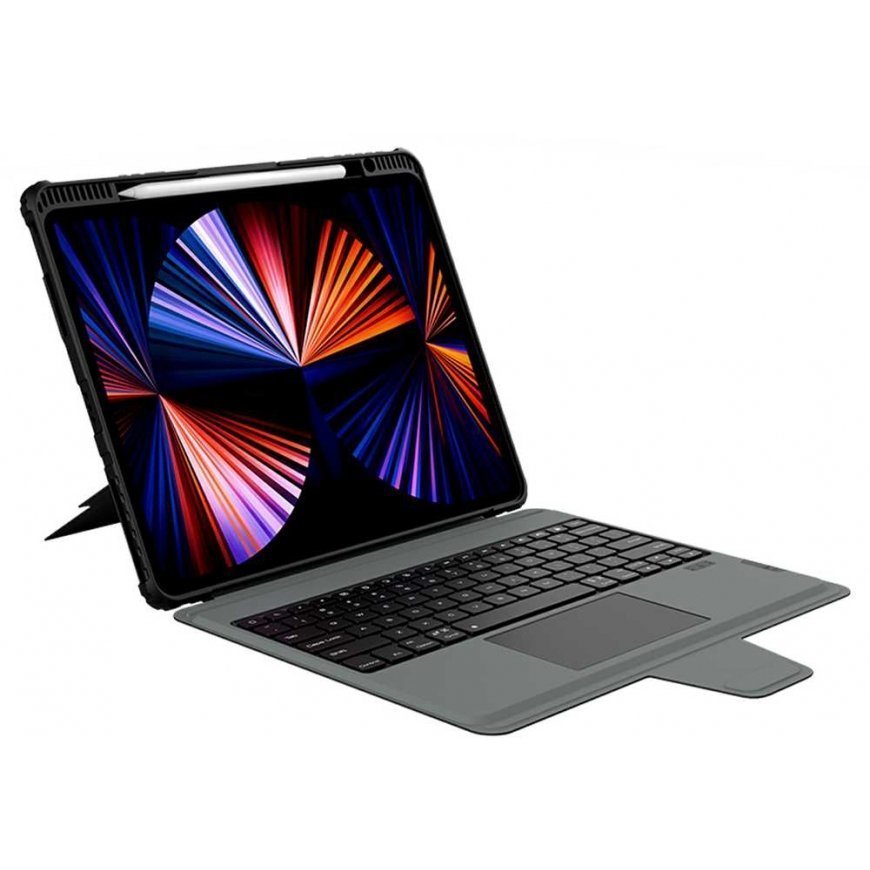 Nillkin Bumper Combo klaviatūros dėklas, skirtas iPad Pro 12.9 2020|2021|2022 Juodas – 4