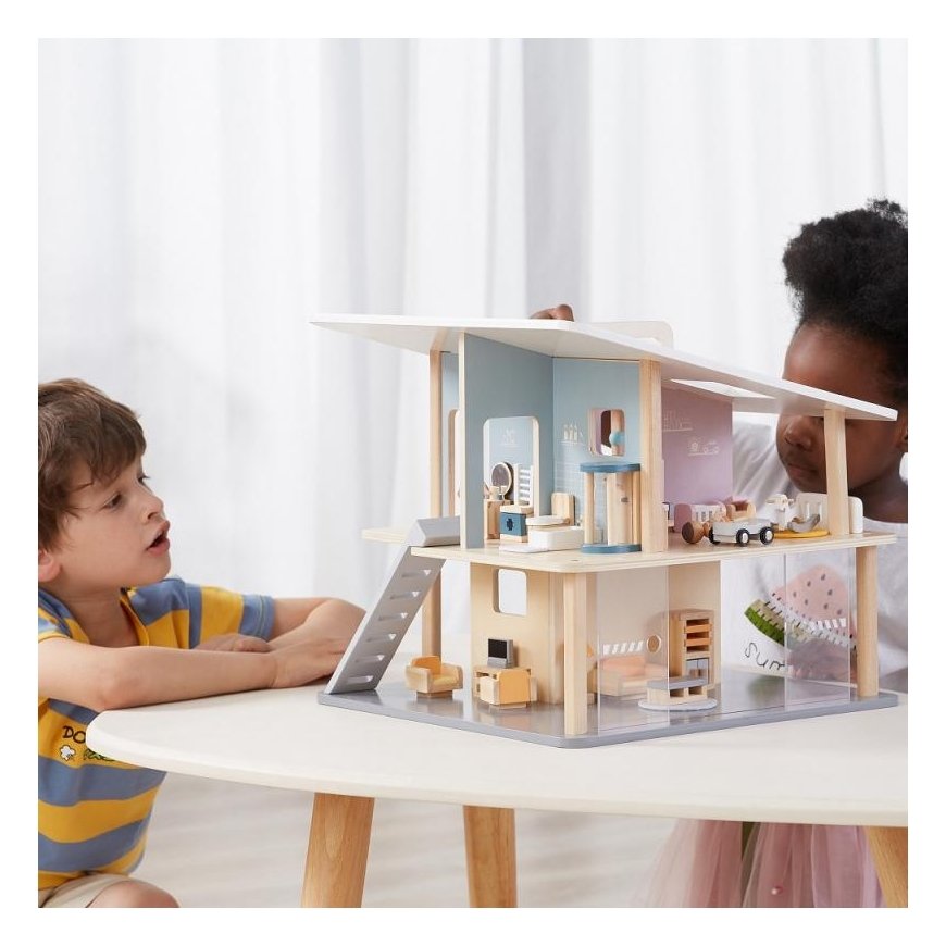 Viga Toys VIGA PolarB wooden dolls Set Doll family figures – 3