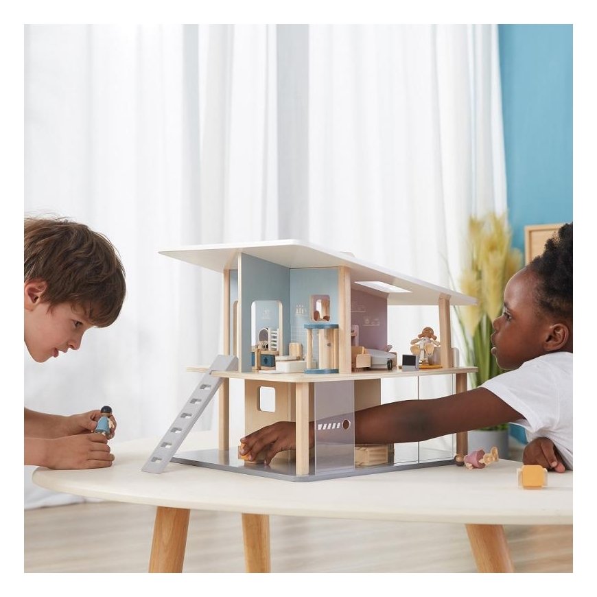 Viga Toys VIGA PolarB medinės lėlės Rinkinys Lėlių šeimos figūrėlės – 5