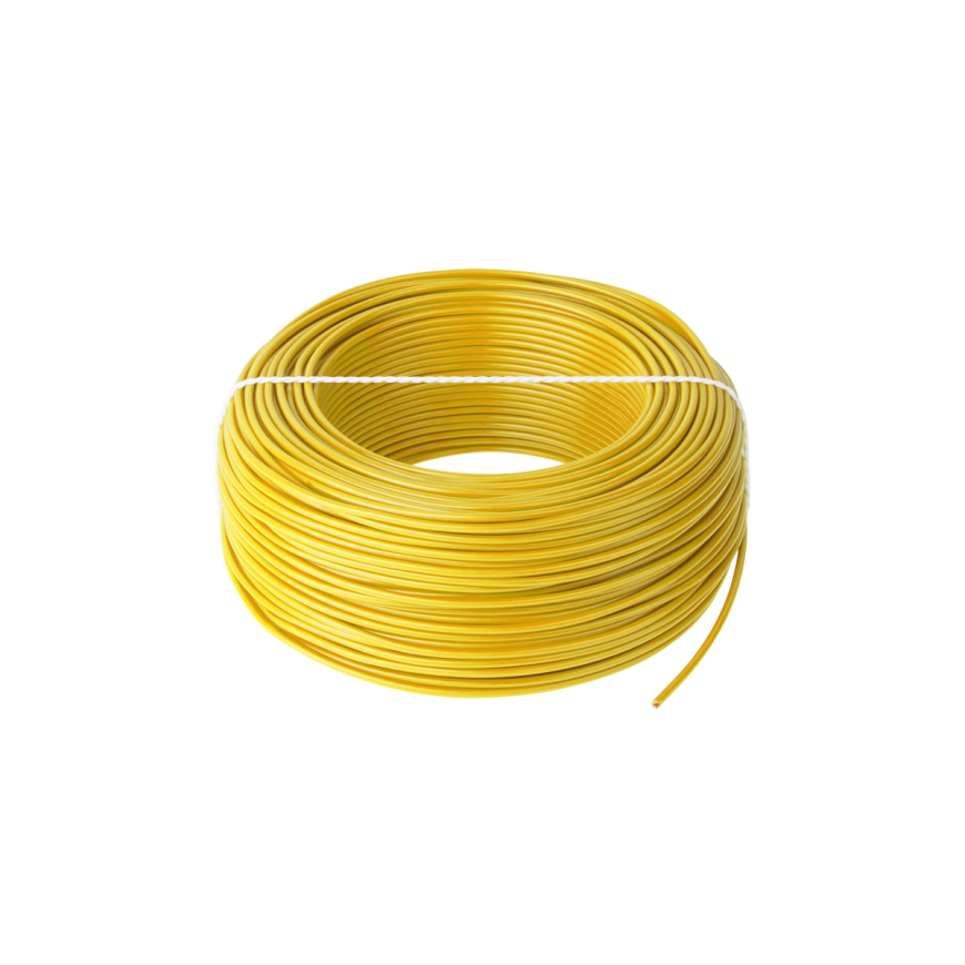 Elektrokabel LgY 1x0.5 H05V-K yellow wire