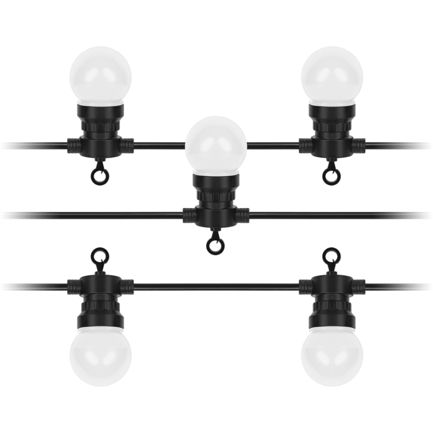 Rebel outdoor lights, warm baltic balls (garland), 230V – 3