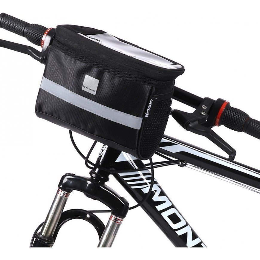 Wozinsky bicycle handlebar bag with phone