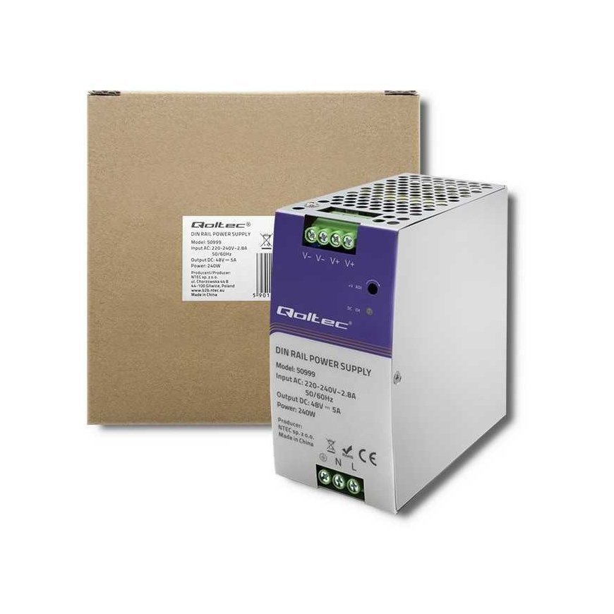 QOLTEC 50999 DIN rail power supply