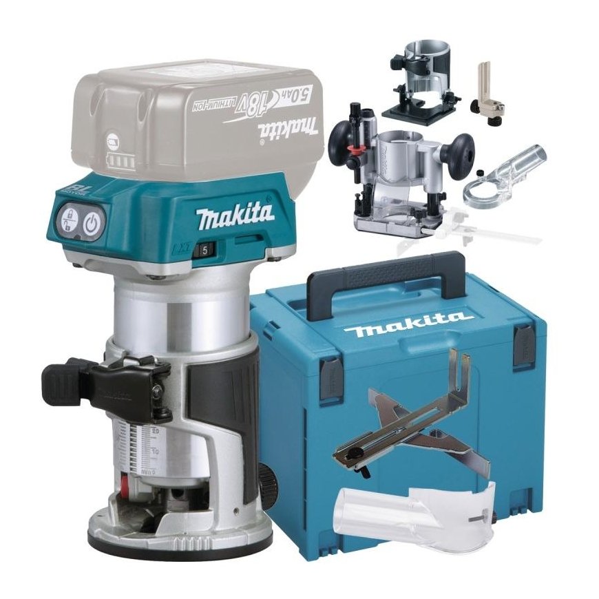 Makita DRT50ZJX5 Cordless milling cutter 6-8mm