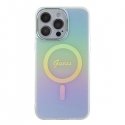 Guess IML Iridescent MagSafe Back Case Aizsargapvalks Priekš Apple iPhone 15 Pro Max Guess IML Iridescent MagSafe Back Case Aizsargapvalks Priekš Apple iPhone 15 Pro Max
