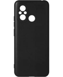 Fusion soft matte back case silicone for Xiaomi Redmi 12C black