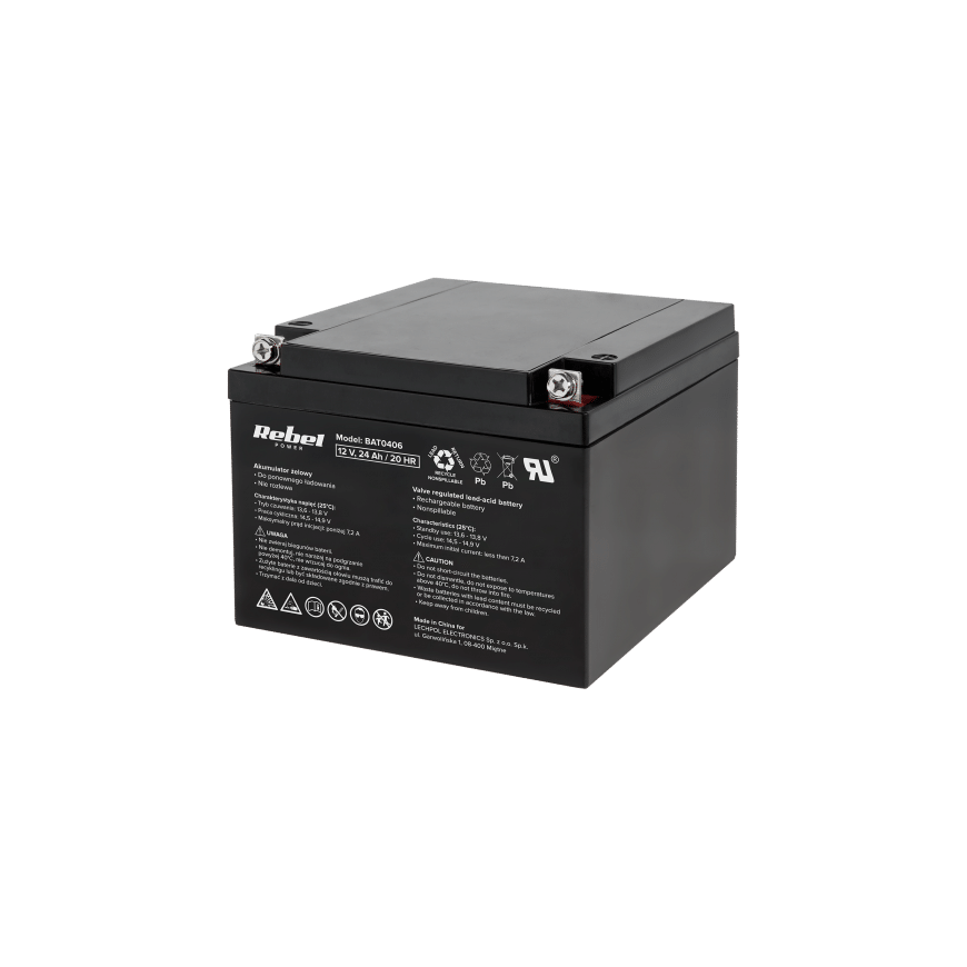 Lead battery Rebel 12V 24Ah