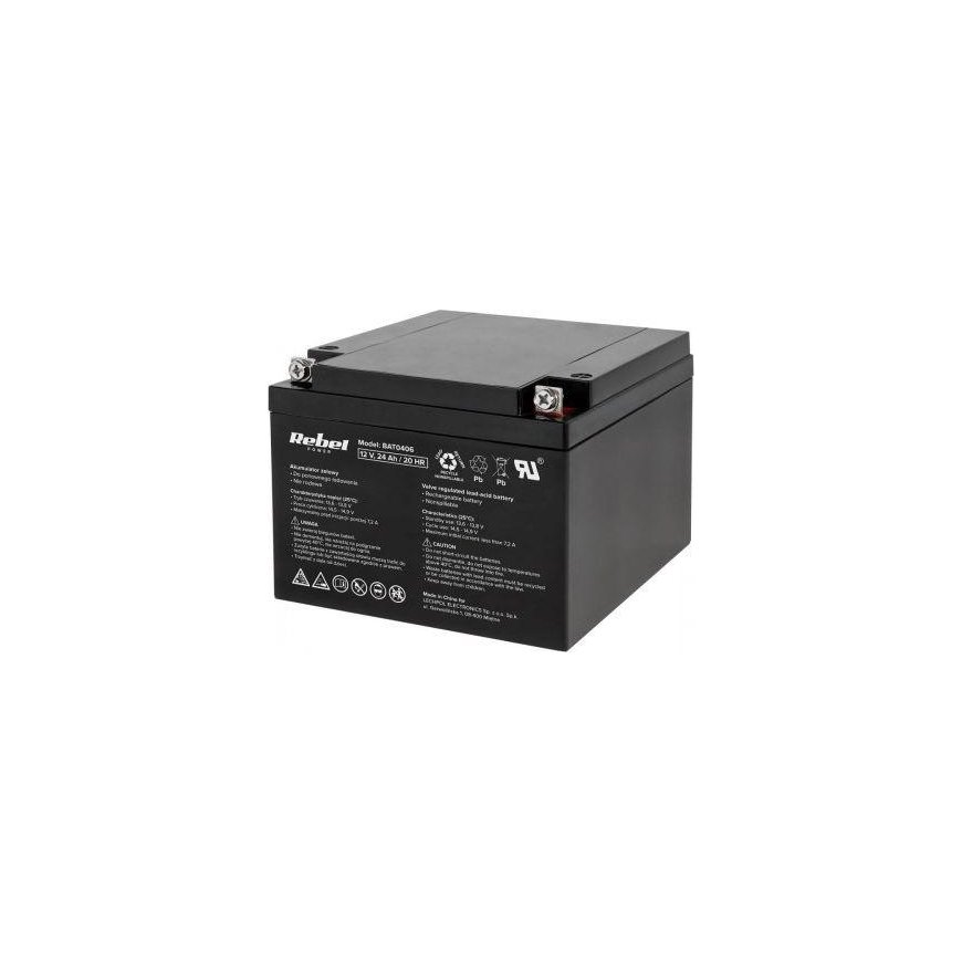 Lead battery Rebel 12V 24Ah – 3