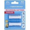 Esperanza Akumuliatorius balta AA / R6 2000mAh 2 vnt. Esperanza Akumuliatorius balta AA / R6 2000mAh 2 vnt.