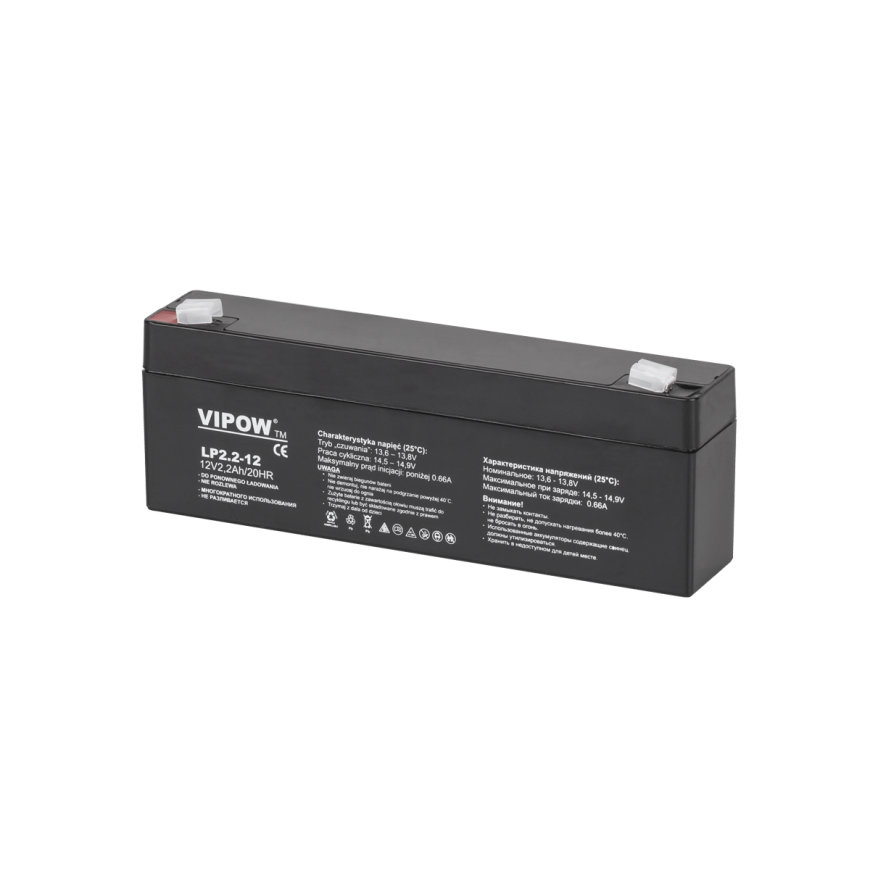 Lead battery VIPOW 12V 2.2Ah