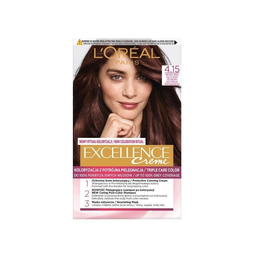 L'Oreal L'Oreal Paris Excellence Creme 4.15 cold brown – 2