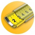 5m Komelon winding tape [MPJT55] with double-sided scale and magnetic hook