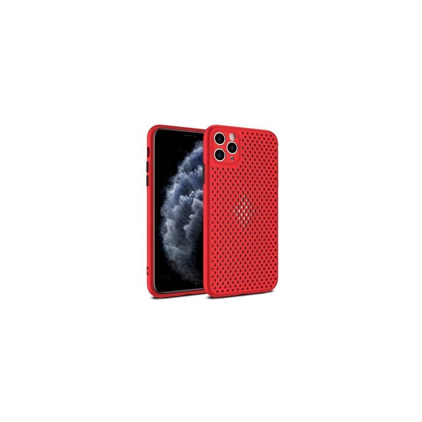 Fusion Breathe Case Silicone Case For Huawei P30 Lite Red