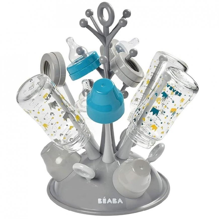 BEABA BOTTLE AND ACCESSORIES DRYER TREE, Grey