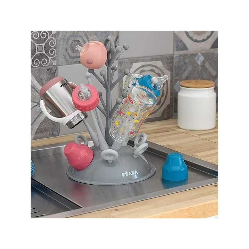 BEABA BOTTLE AND ACCESSORIES DRYER TREE, Grey – 3