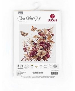 luca S Cross stitch kit "The Birds-Autumn" 21x21 cm SB2419