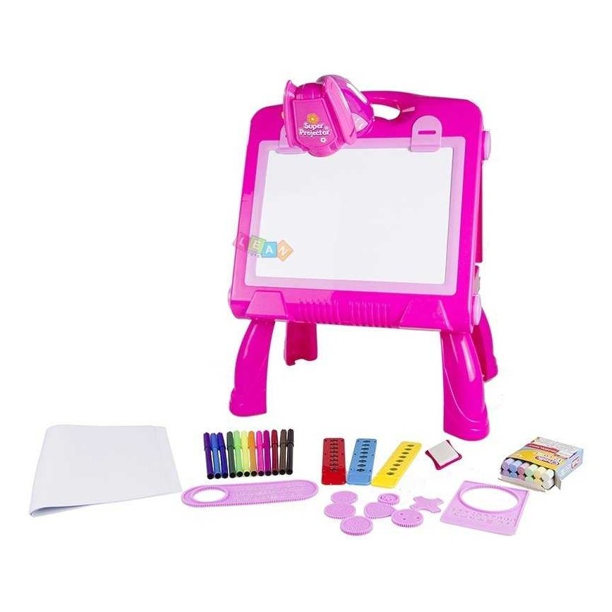 Lean Cars Standing Blackboard Projector - Chalk & Marker – 3