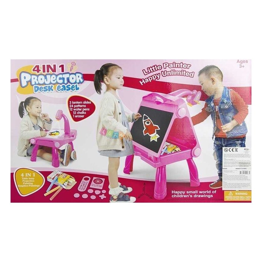 Lean Cars Standing Blackboard Projector - Chalk & Marker – 4