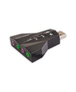 Fusion sound card USB | 7.1 | Adjustable Volume | Microphone