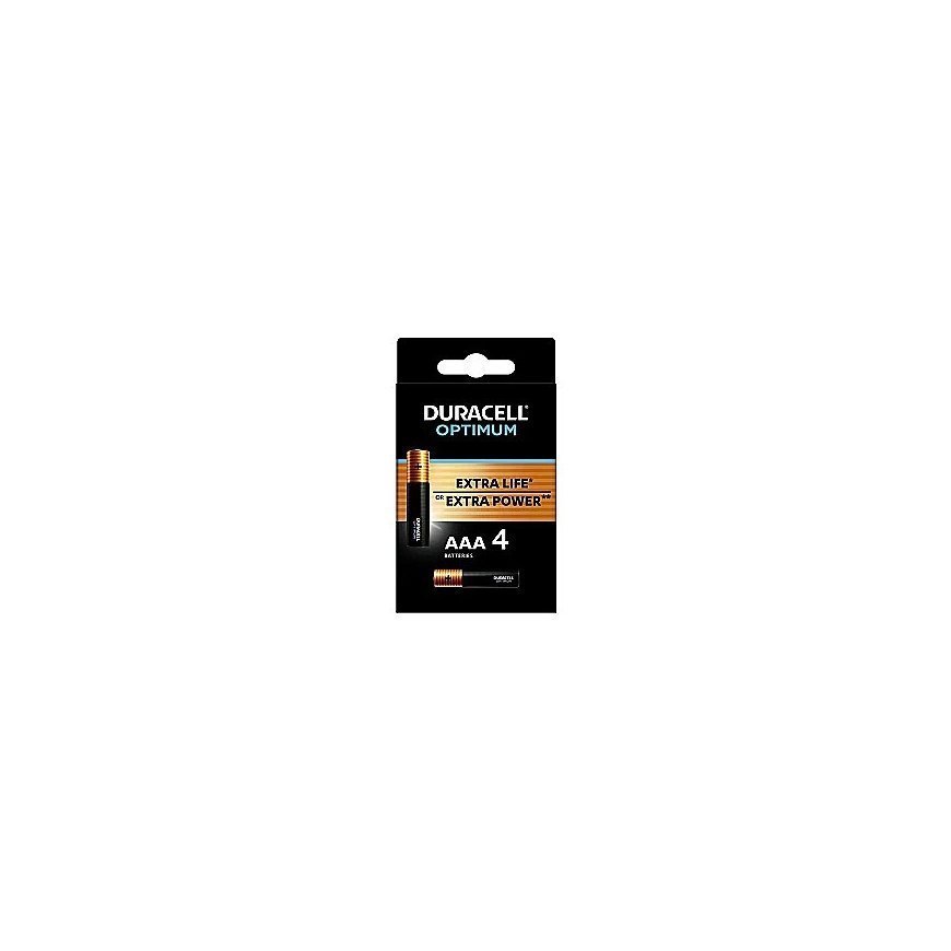 Duracell Baterijas Duracell Optimum AAA 4pack