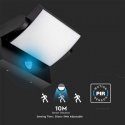 17W LED outdoor wall light, black, 3000K, IP65, with motion sensor 17W LED outdoor wall light, black, 3000K, IP65, with motion sensor