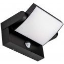 17W LED outdoor wall light, black, 3000K, IP65, with motion sensor 17W LED outdoor wall light, black, 3000K, IP65, with motion sensor