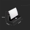 17W LED outdoor wall light, black, 3000K, IP65, with motion sensor 17W LED outdoor wall light, black, 3000K, IP65, with motion sensor