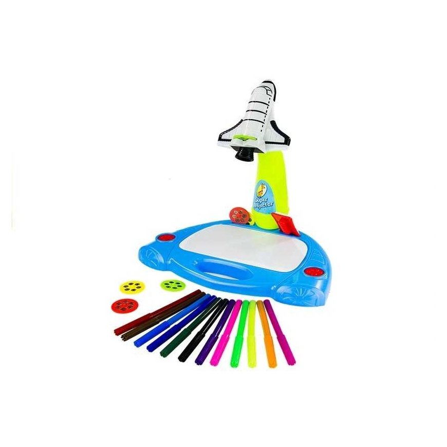 Lean Cars Projector Drawing Airplane Kids Creative Kit Lantern Slides 36 Patterns – 2