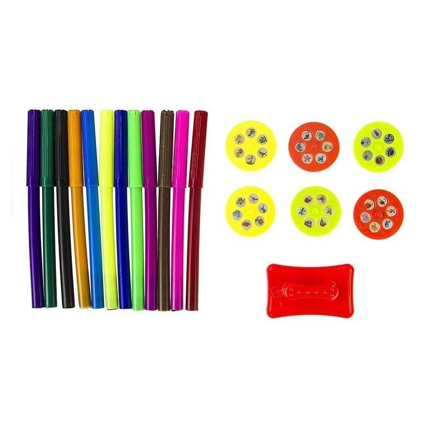 Lean Cars Projector Drawing Airplane Kids Creative Kit Lantern Slides 36 Patterns – 3