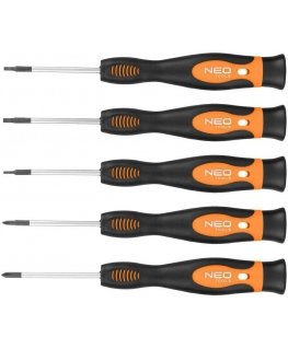 Neo Precision screwdrivers, 5 pcs