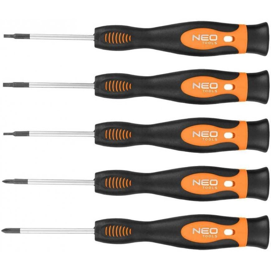 Neo Precision screwdrivers, 5 pcs