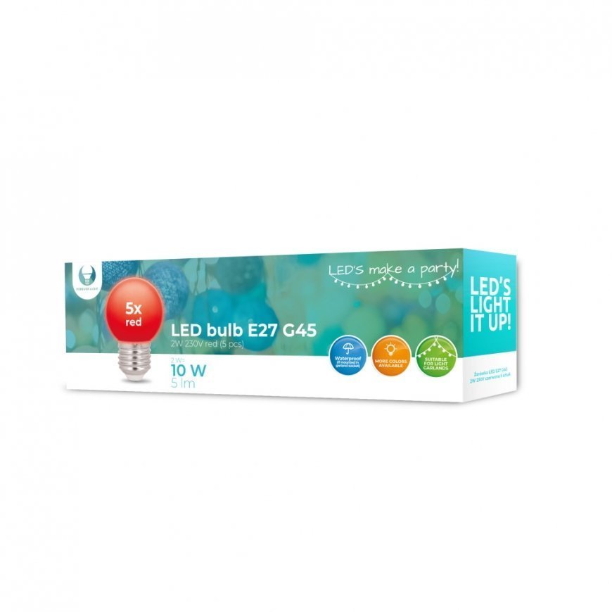 Forever Light LED Bulb E27 G45