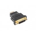 Lanberg AD-0014-BK kabelių lizdinio / kištukinio jungčių tipo keitiklis HDMI DVI-D (F) (24 + 5) Juod Lanberg AD-0014-BK kabelių lizdinio / kištukinio jungčių tipo keitiklis HDMI DVI-D (F) (24 + 5) Juod