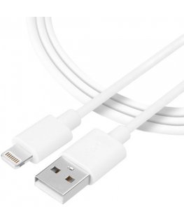 Tactical Smooth Thread Cable USB-A|Lightning 0.3m White