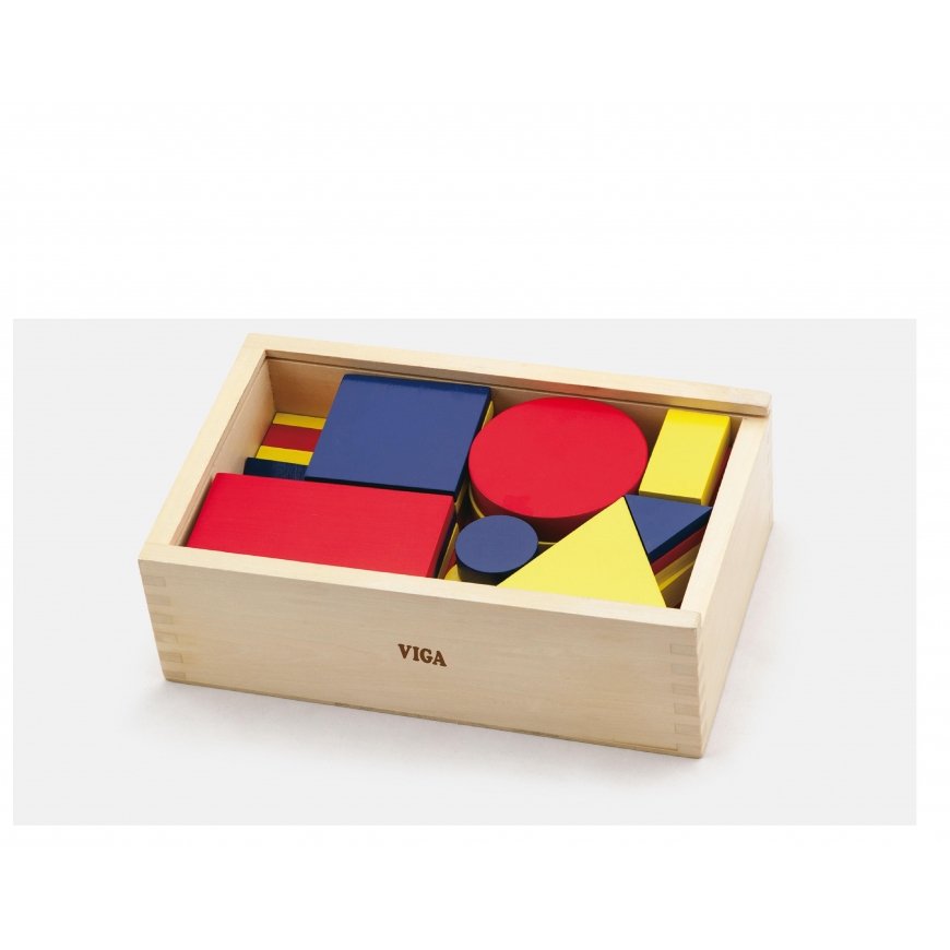 Wooden geometric figures Viga Toys – 2