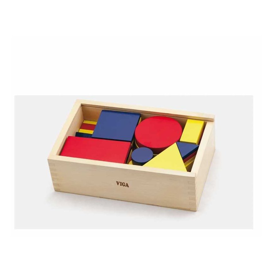 Wooden geometric figures Viga Toys – 4