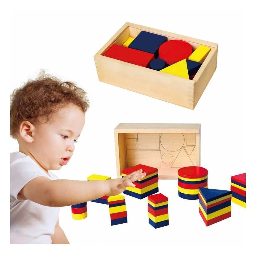 Wooden geometric figures Viga Toys – 5