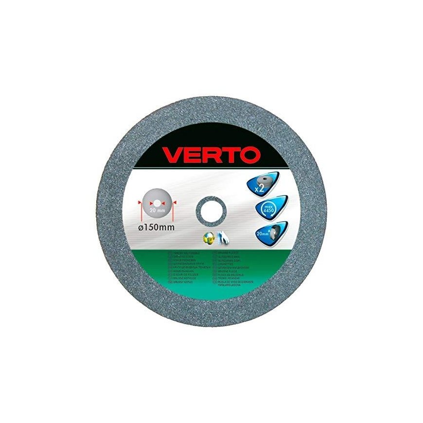 Verto Keraminis šlifavimo diskas 150x12,7x20mm 2 vnt. (61H605) – 2