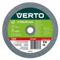 Verto Ceramic grinding disc 150x12.7x20mm 2 pcs. (61H605)