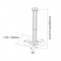 Cabletech Projector ceiling mount 410/560mm (max. 10kg) Cabletech Projector ceiling mount 410/560mm (max. 10kg)