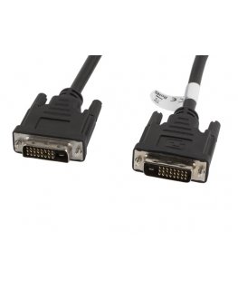 Lanberg CA-DVID-10CC-0018-BK DVI-kaapeli 1,8 m DVI-D Musta